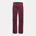 Women's maroon Mammut Taiss Guide SO pants