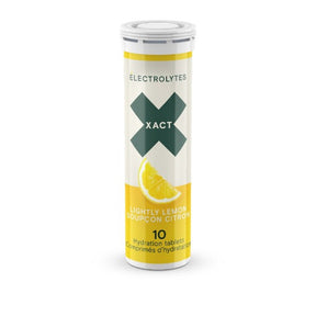 Lightly lemon xact nutrition sport hydration tabs bottle