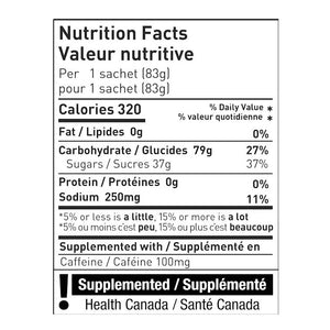 Maurten Drink Mix 320 Caf 100 nutrition facts