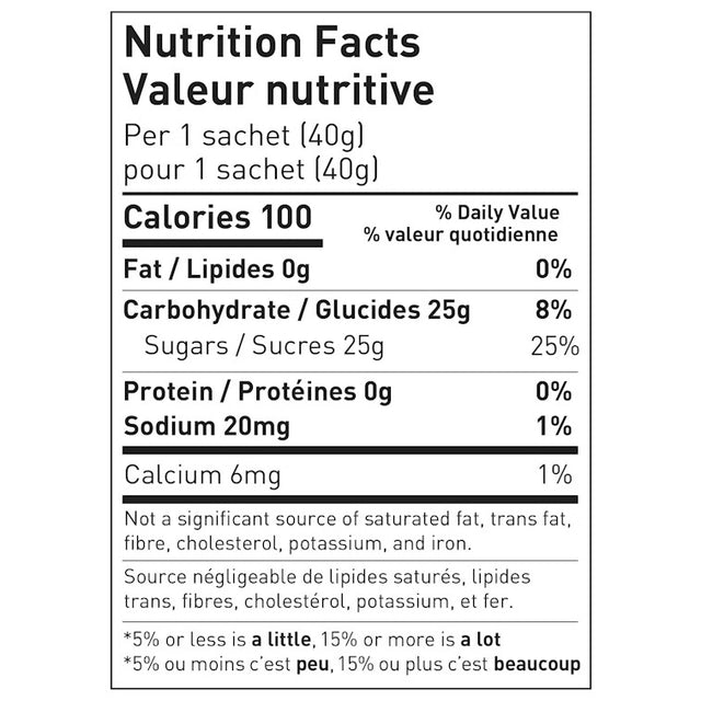 Maurten Hydrogel Sports Fuel Gel 100 nutrition facts