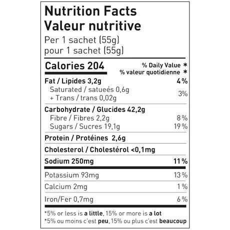 Maurten Solid C 160 energy bar nutrition facts