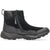 Inner side view of men's black Icebug Metro2 studded winter boot 