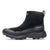 Side view of men's black Icebug Metro2 studded winter boot 