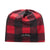 Skida running hat in Hardwick Checked pattern