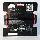 Mountain Sense C Ski Ties with packaging, back