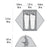 Floorplan of MSR Hubba Hubba 2-person tent