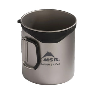 MSR Titan 450ml cup, handles closed