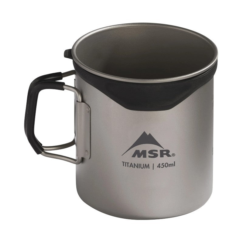 MSR Titan 450ml cup, handles open