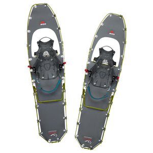 Top view of MSR Lightning Explore snowshoes