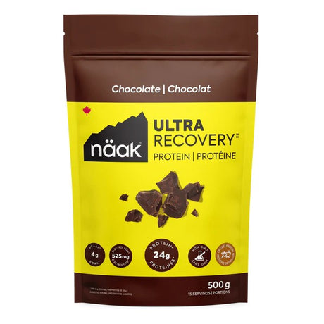 Bag of chocolate naak protein powder