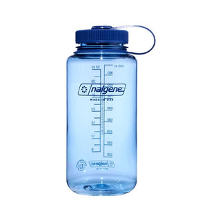 Baby blue nalgene wide mouth 32oz water bottle