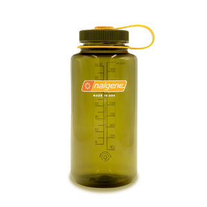 Olive nalgene wide mouth 32oz water bottle