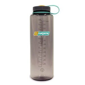 Nalgene Wide Mouth Sustain 48oz water bottle in Aubergine (grey) colour