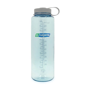 Seafoam blue Nalgene wide mouth 48oz water bottle