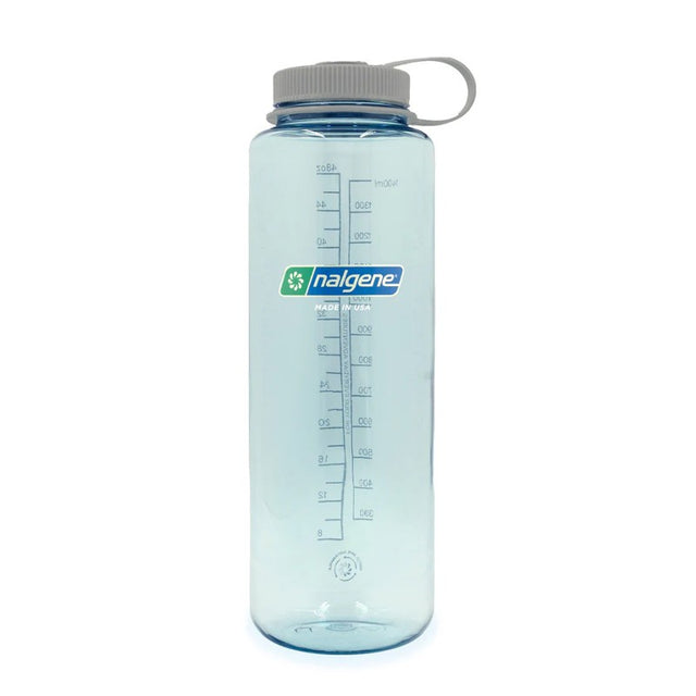Seafoam blue Nalgene wide mouth 48oz water bottle
