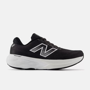 Side view of men's New Balance Fresh Foam 880 v15 running shoe in black/white