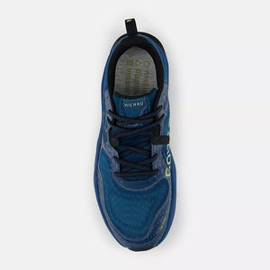 Top view of women's New Balance Fresh Foam X v8 Gore-Tex shoe in deep sea/black/everglade green colour