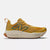 Side view of women's New Balance Fresh Foam X Hierro v8 running shoe in ginger/lemon colour