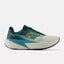 Side view of men's 'medusa green' (teal) New Balance FuelCell Rebel v5 running shoe