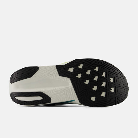 Sole view of men's New Balance FuelCell Rebel v5 running shoe
