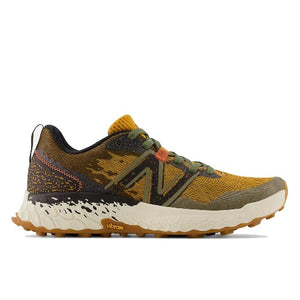 Side view of men's New Balance Hierro v7 running shoe in golden hour colour