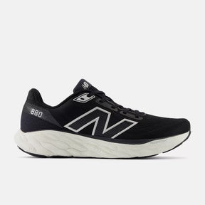 Side view of men's New Balance Fresh Foam X 880v14 running shoe in black/sea salt