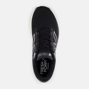Top view of men's New Balance Fresh Foam X 880v14 running shoe in black/sea salt