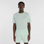 Front view of men's mint New Balance Athletics t-shirt