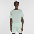 Front view of men's mint New Balance Athletics t-shirt