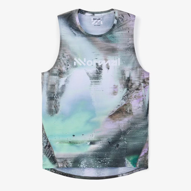 Men's NNormal race tank, 'Print' colour