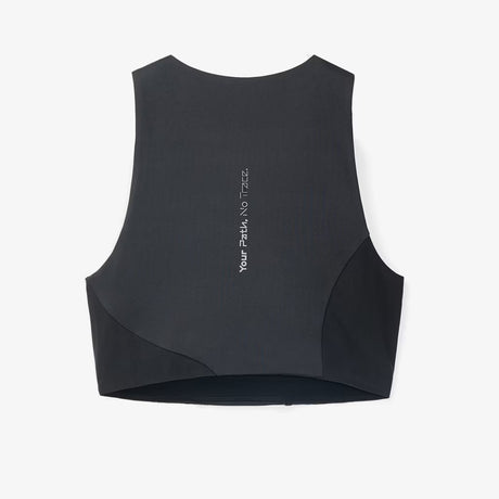 Back view of NNormal trail cropped top