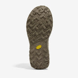 Sole of brown ('loam') norda 001a trail running shoe