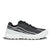 Side view of norda 002 running shoe in summit black