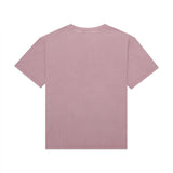 Back view of unisex pink norda cotton t-shirt