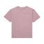 Front view of unisex pink norda cotton t-shirt