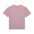 Front view of unisex pink norda cotton t-shirt