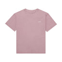 Front view of unisex pink norda cotton t-shirt