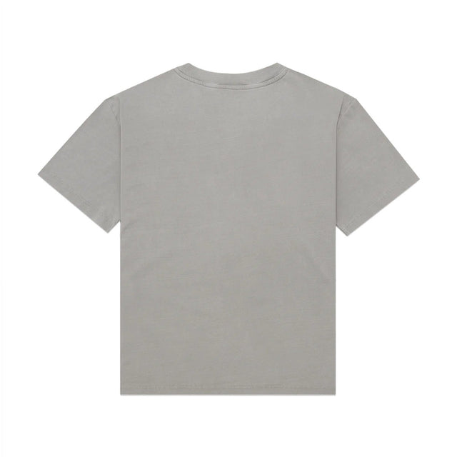 Back view of unisex grey norda cotton t-shirt
