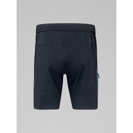 Back view of men's norrona falketind flex1 light shorts in caviar black colour