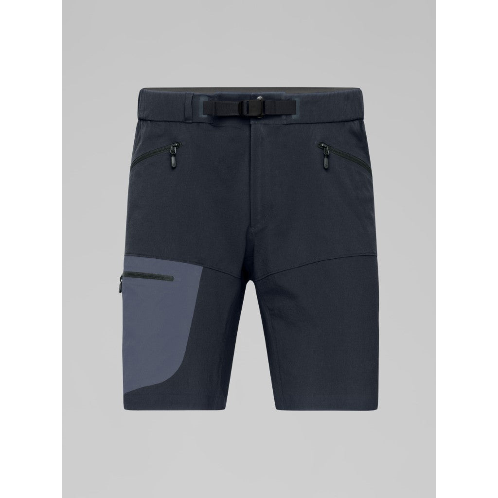 Men's norrona falketind flex1 light shorts in caviar black colour