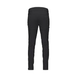 Back view of women's black norrona falketind rugged slim pants