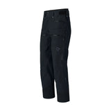 Side view of men's black norrona lofoten Gore-Tex insulated pants