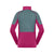 Back view of women's fuschia norron lyngen alpha90 fleece jacket