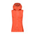 Women's norrona lyngen alpha90 vest in orange alert colour