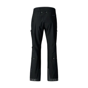 Back view of men's black norrona lyngen Gore-Text Pants