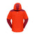 Back view of men's arednalin/rhubarb norrona trollveggen Gore-Tex Pro Light jacket