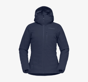 Women's Norrona Lyngen Alpha 100 Zip Hood indigo night
