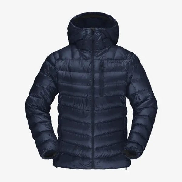 Women's Norrona lyngen down850 Hood indigo night blue