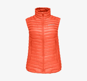 Women's Norrona Trollveggen Superlight Down850 Vest orange alert