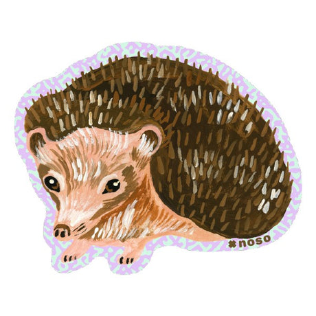 Brown hedgehog noso repair patch